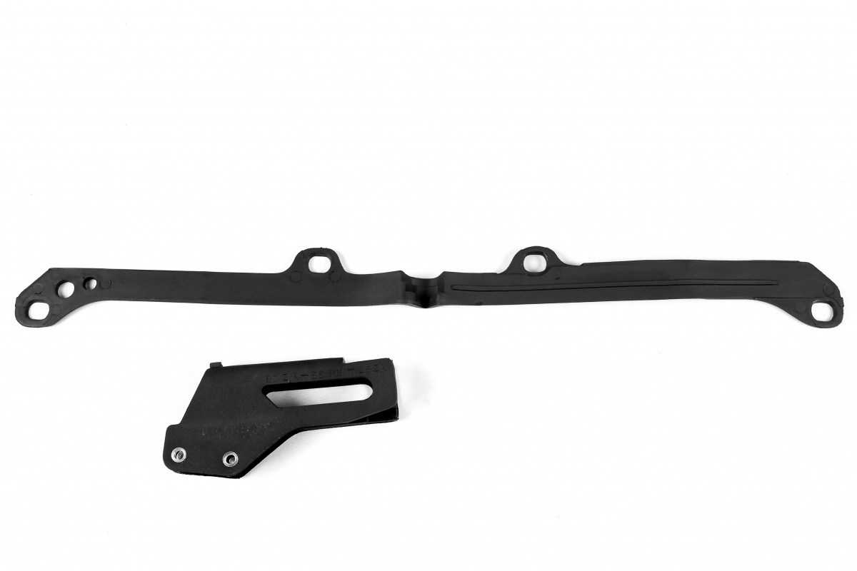 Kit Cruna Catena + Fascia Forcella nero per Yamaha YZ 125 (2002) - YZ 250 (2002) - YZF 250 (2001-02) - PLASTICHE REPLICA - YA...
