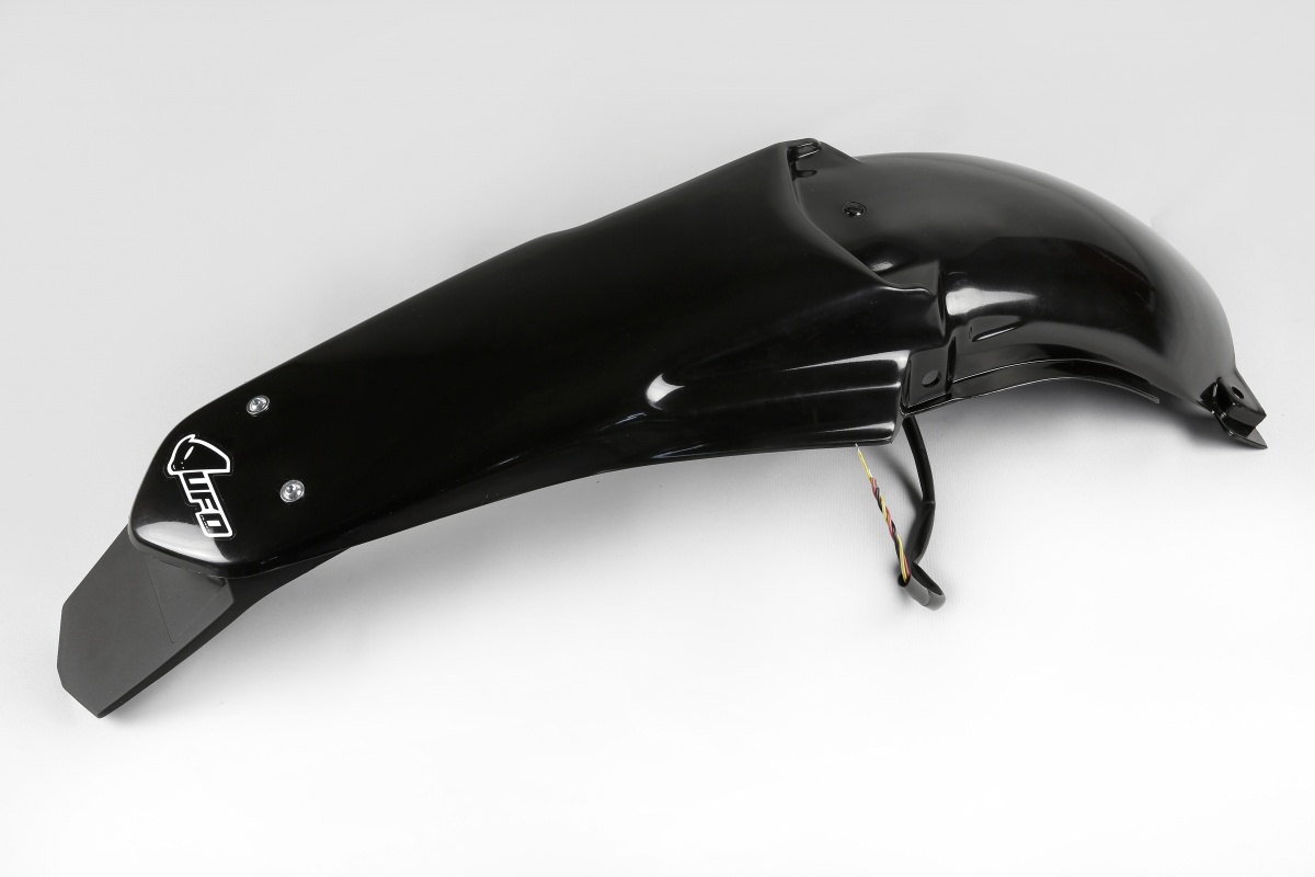 Rear Fender black for Yamaha YZ 125 (2002-14) - YZ 250 (2002-14) - REPLICA PLASTICS - YA03893-001 - Ufo Plast