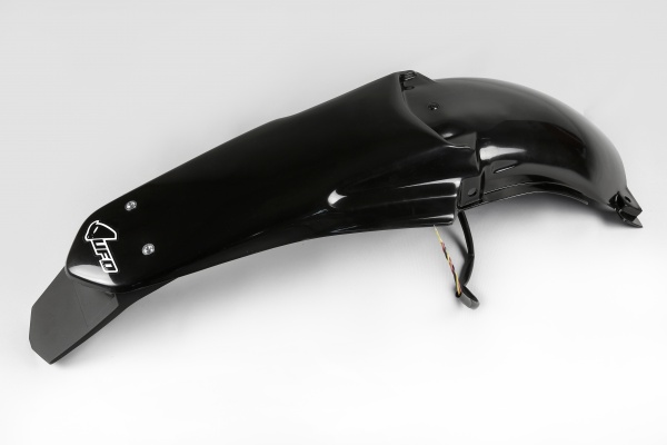 Rear fender / Enduro LED - black - Yamaha - REPLICA PLASTICS - YA03893-001 - UFO Plast