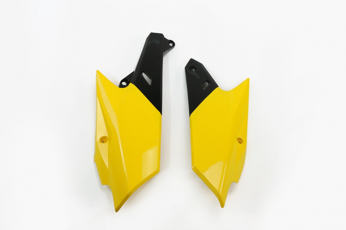 Fiancatine Laterali giallo per Yamaha YZF 250 (2014-18) - WRF 250 (2015-19) - YZF 450 (2014-17) - WRF 450 (2016-18) - PLASTIC...