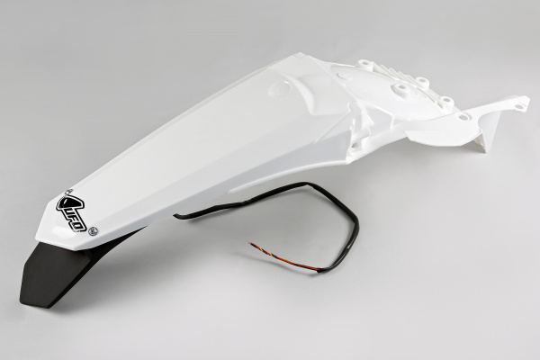 Parafango posteriore / Enduro LED - bianco - Yamaha - PLASTICHE REPLICA - YA04850-046 - UFO Plast