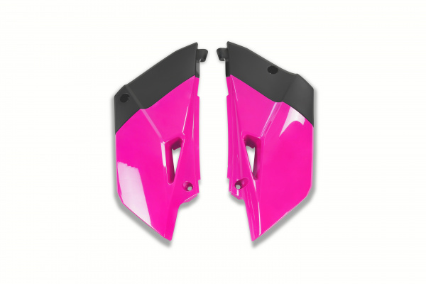 Fiancatine Laterali fuxia per Yamaha YZ 85 (2015-21) - PLASTICHE REPLICA - YA04848-P - Ufo Plast
