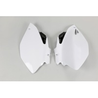 Fiancatine laterali - bianco - Yamaha - PLASTICHE REPLICA - YA03883-046 - UFO Plast