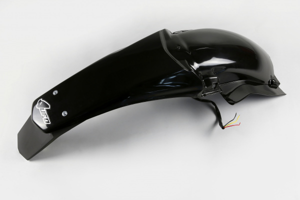 Rear fender / Enduro LED - black - Yamaha - REPLICA PLASTICS - YA03891-001 - UFO Plast