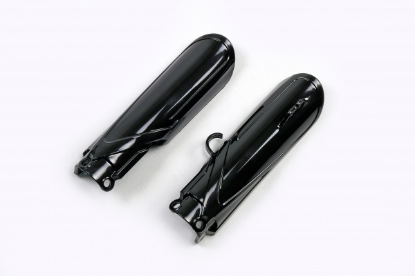 Fork slider protectors - black - Yamaha - REPLICA PLASTICS - YA04870-001 - UFO Plast