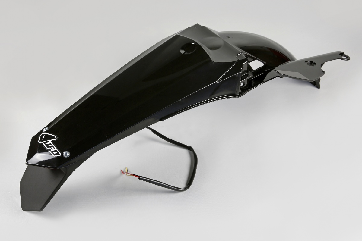 Rear Fender black for Yamaha YZF 250 (2014-18) - YZF 450 (2014-17) - REPLICA PLASTICS - YA04841-001 - Ufo Plast
