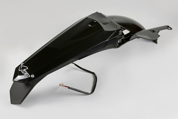 Rear fender / Enduro LED - black - Yamaha - REPLICA PLASTICS - YA04841-001 - UFO Plast