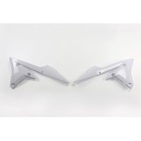Radiator Covers white for Yamaha YZF 250 (2014-18) - WRF 250 (2015-19) - YZF 450 (2014-17) - WRF 450 (2016-18) - REPLICA PLAS...