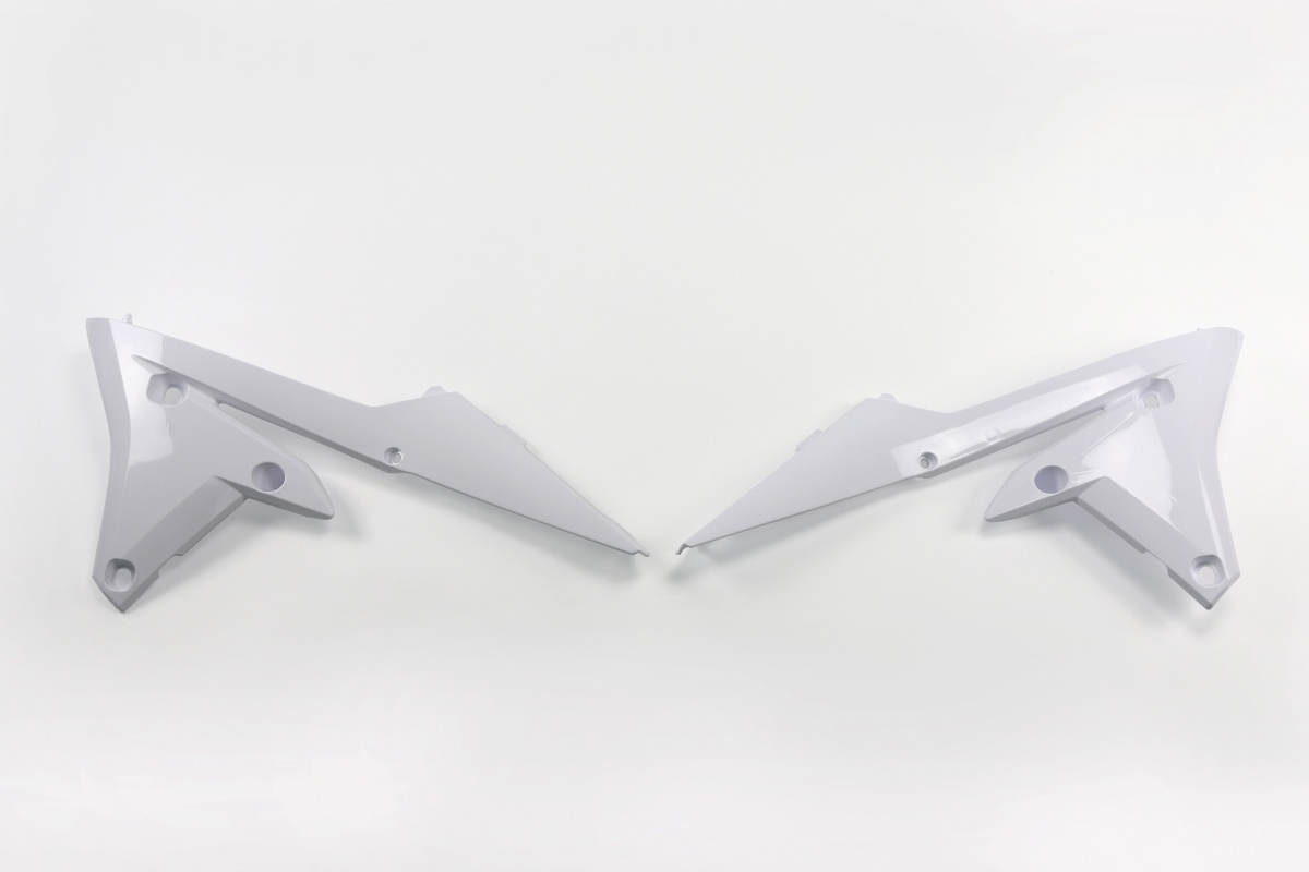 Radiator Covers white for Yamaha YZF 250 (2014-18) - WRF 250 (2015-19) - YZF 450 (2014-17) - WRF 450 (2016-18) - REPLICA PLAS...