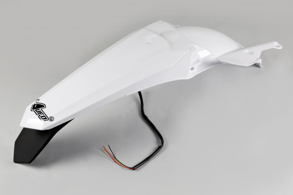 Parafango posteriore / Enduro LED - bianco - Yamaha - PLASTICHE REPLICA - YA04841-046 - UFO Plast