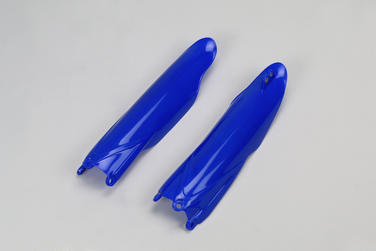 Fork Slider Protectors blue for Yamaha YZ 125 (2022-25) - YZ 250 (2022-25) - YZF 250 (2010-23) - YZF 450 (2010-22) - REPLICA ...