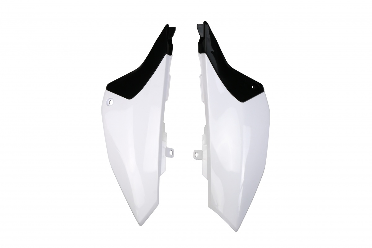 Fiancatine Laterali bianco per Yamaha YZ 65 (2019-25) - PLASTICHE REPLICA - YA04868-046 - Ufo Plast