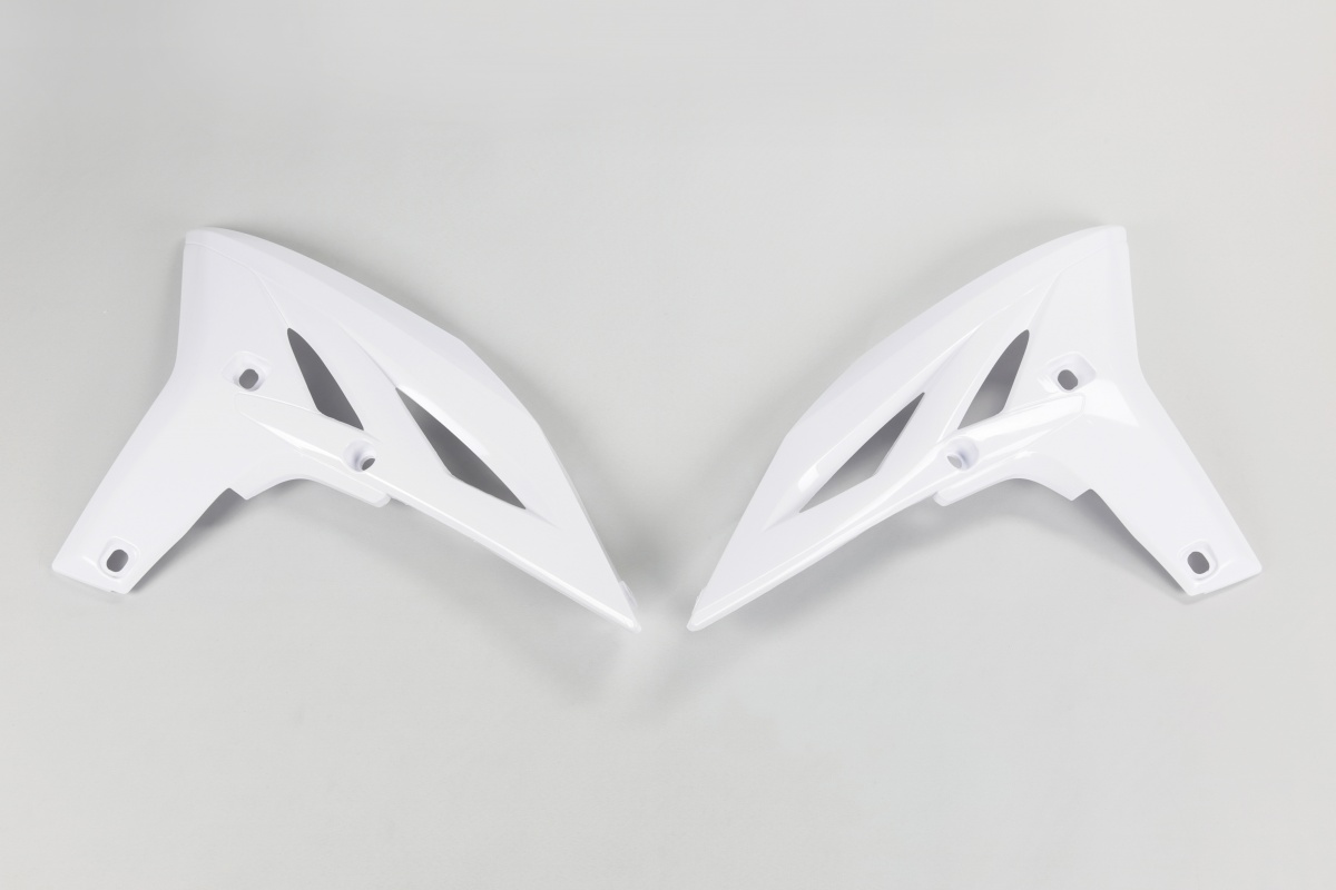 Convogliatori Radiatore bianco per Yamaha YZF 250 (2011-13) - WRF 450 (2012-15) - PLASTICHE REPLICA - YA04828-046 - Ufo Plast