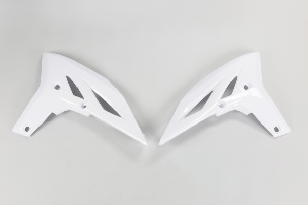 Radiator Covers white for Yamaha YZF 250 (2011-13) - WRF 450 (2012-15) - REPLICA PLASTICS - YA04828-046 - Ufo Plast