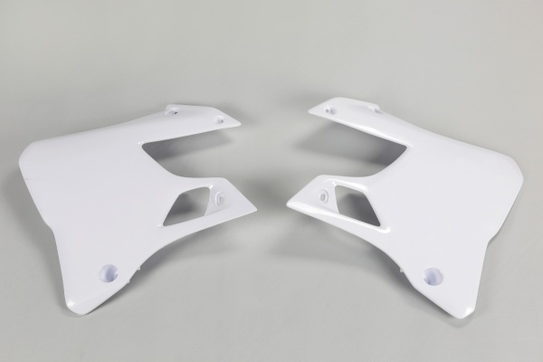 Radiator covers - white 046 - Yamaha - REPLICA PLASTICS - YA02898-046 - UFO Plast