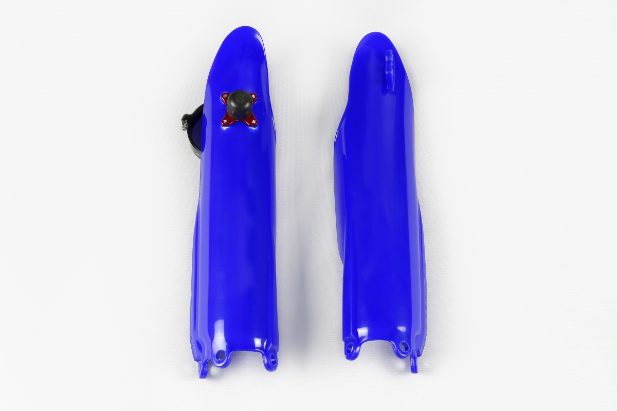 Fork Slider Protector + Quick Starter blue for Yamaha YZ 125 - YZ 250 - YZF 250 - YZF 450 - REPLICA PLASTICS - YA03897-089 - ...