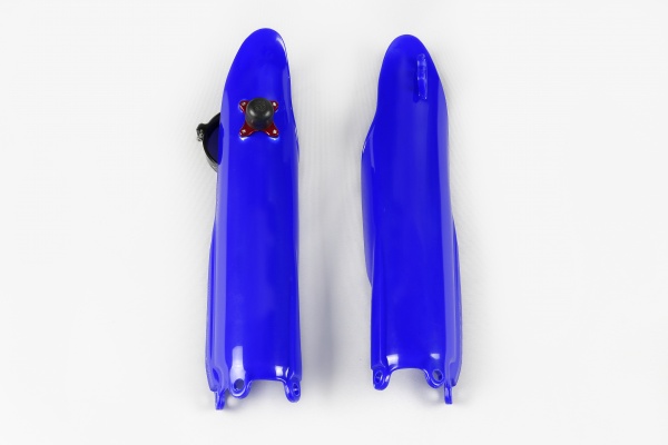 Fork slider protectors + quick starter - blue 089 - Yamaha - REPLICA PLASTICS - YA03897-089 - UFO Plast