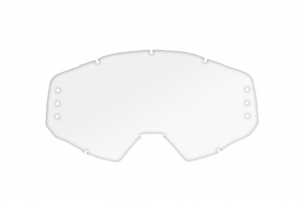 Lente trasparente con fori per roll off's per occhiale motocross Epsilon - Lenti - LE02210 - UFO Plast