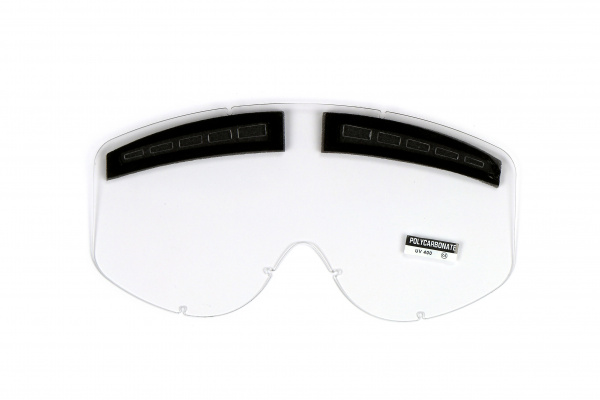 Lente trasparente ventilata per occhiali motocross Bullet - Lenti - LE02184 - UFO Plast