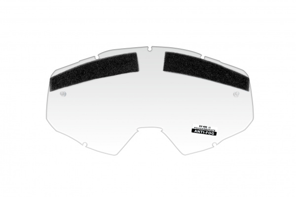 Lente trasparente ventilata per occhiale motocross Epsilon - Lenti - LE02208 - UFO Plast