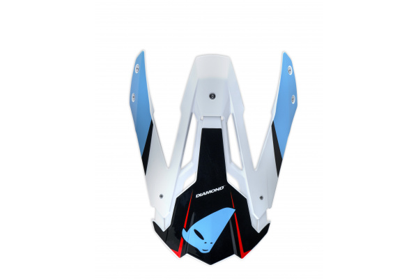 Frontino casco motocross Diamond Sky Blue - Ricambi caschi - HR080 - UFO Plast