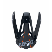 Visor for motocross Diamond helmet black - Helmet spare parts - HR076 - UFO Plast
