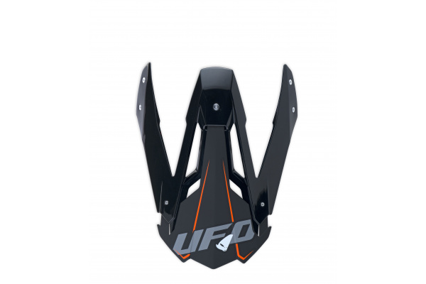 Visor for motocross Diamond helmet black - Helmet spare parts - HR076 - UFO Plast