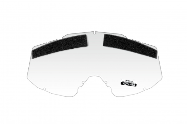 Lente trasparente ventilata per occhiale motocross Mystic - Lenti - LE02199 - UFO Plast