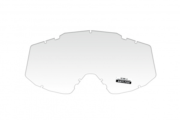 Lente trasparente per occhiale motocross Mystic - Lenti - LE02197 - UFO Plast