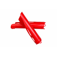 Fork slider protectors - red 070 - Honda - REPLICA PLASTICS - HO04695-070 - UFO Plast