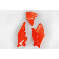 Fiancatine laterali - arancio fluo - Ktm - PLASTICHE REPLICA - KT04086-FFLU - UFO Plast