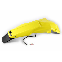 Rear fender / Enduro LED - yellow 102 - Suzuki - REPLICA PLASTICS - SU04922-102 - UFO Plast