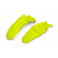 Kit parafanghi - giallo fluo - Honda - PLASTICHE REPLICA - HOFK124-DFLU - UFO Plast