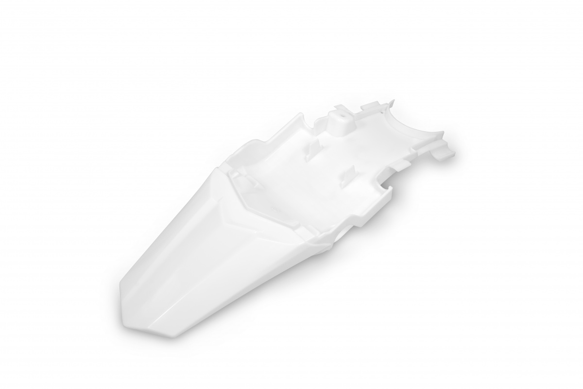 Parafango Posteriore bianco per Honda CRF 110F (2019-25) - PLASTICHE REPLICA - HO04699-041 - Ufo Plast