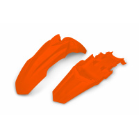 Kit parafanghi - arancio fluo - Honda - PLASTICHE REPLICA - HOFK124-FFLU - UFO Plast