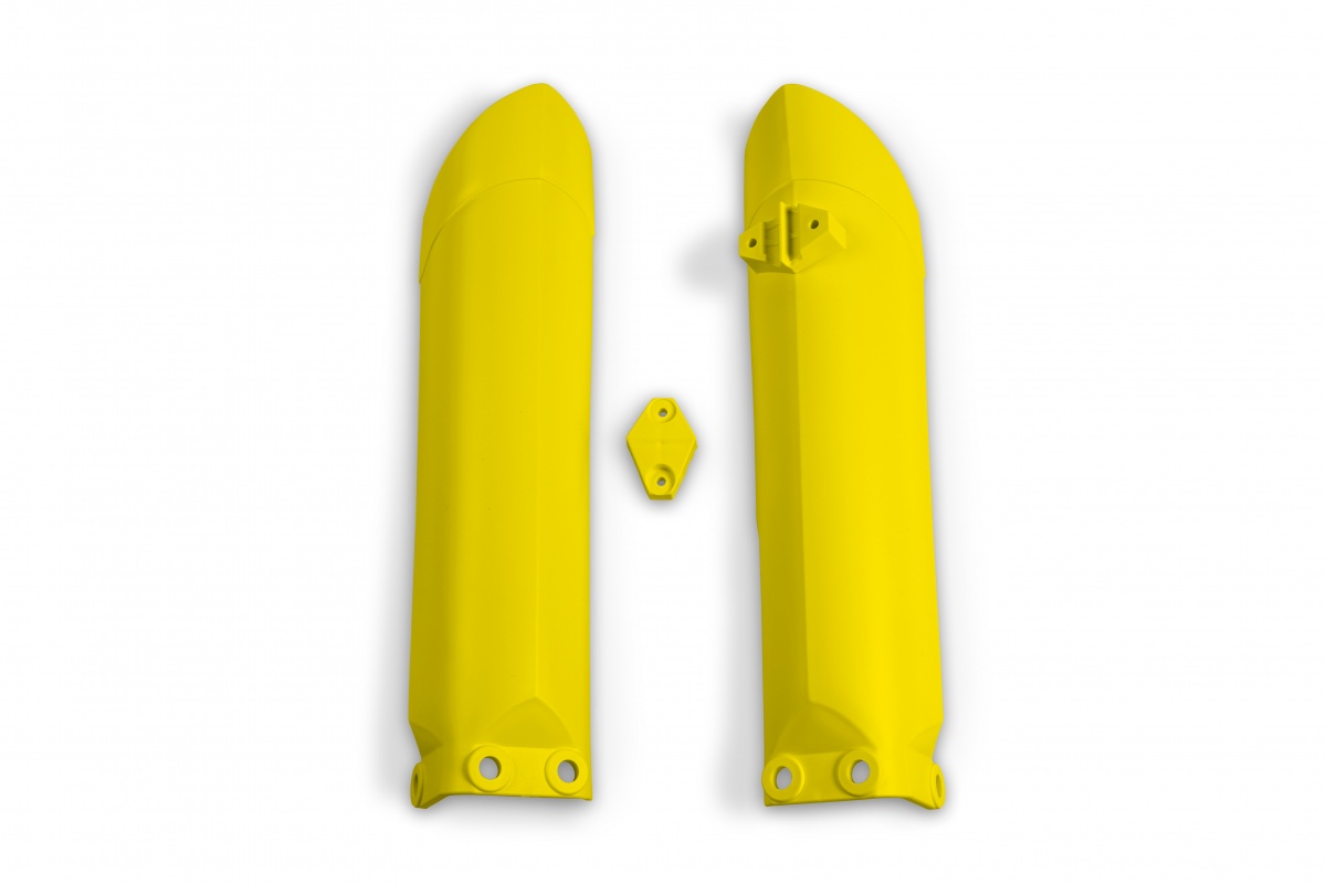 Fork Slider Protectors yellow for Husqvarna TC 85 (2014-17) - REPLICA PLASTICS - HU03381-103 - Ufo Plast