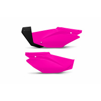 Fiancatine Laterali fuxia per Honda CRF 110F (2019-25) - PLASTICHE REPLICA - HO05601-P - Ufo Plast