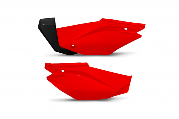 Fiancatine laterali - rosso - Honda - PLASTICHE REPLICA - HO05601-070 - UFO Plast