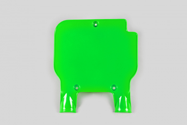 Portanumero anteriore - verde fluoro - Kawasaki - PLASTICHE REPLICA - KA02720-AFLU - UFO Plast