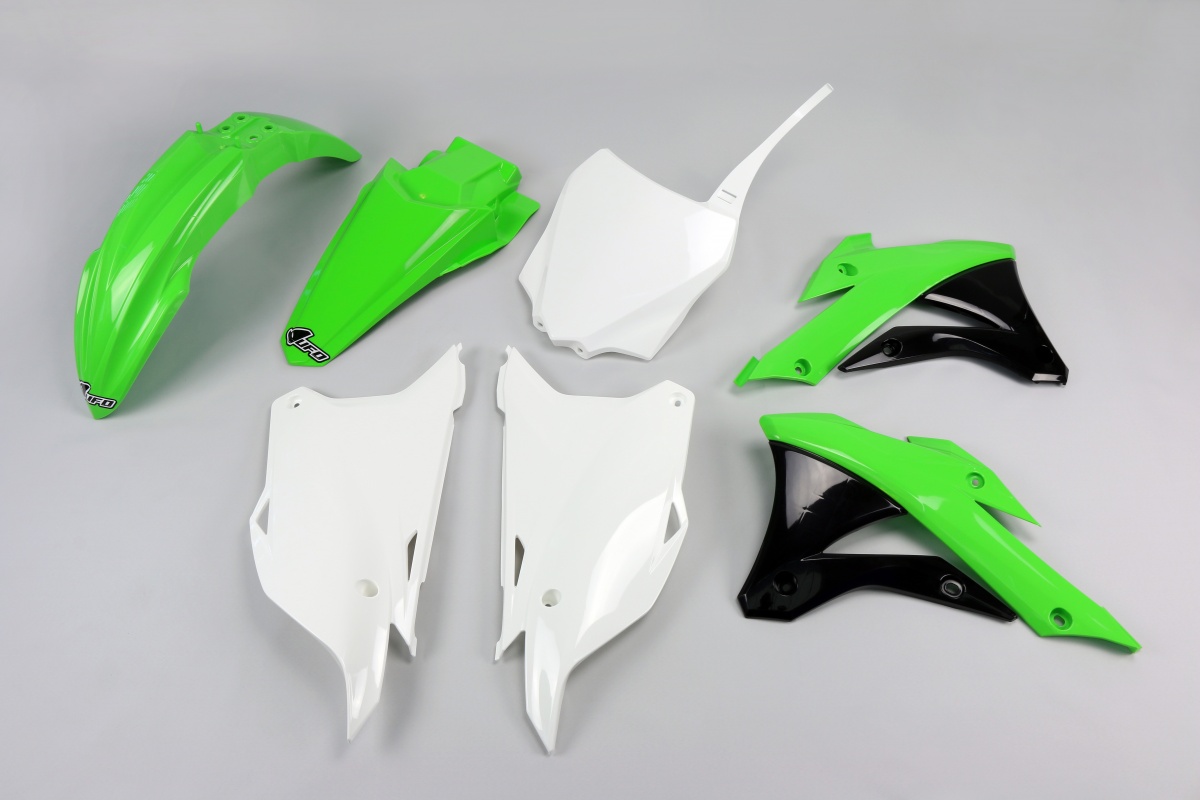 Kit Plastiche OEM Color 16-19 per Kawasaki KX 85 (2014-21) - PLASTICHE REPLICA - KAKIT222-999A - Ufo Plast
