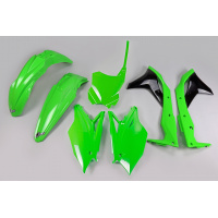 Plastic Kit OEM Color 20 for Kawasaki KXF 250 (2018-20) - REPLICA PLASTICS - KAKIT225-999K - Ufo Plast