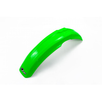 Parafango anteriore - verde fluo - Kawasaki - PLASTICHE REPLICA - KA02755-AFLU - UFO Plast