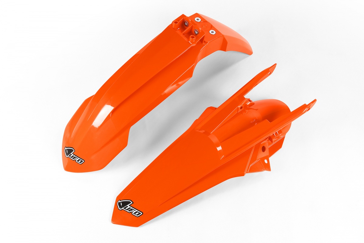 Fenders kit - neon orange - Ktm - REPLICA PLASTICS - KTFK518-FFLU - UFO Plast