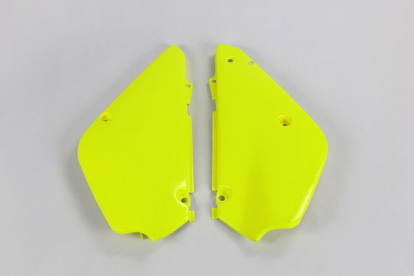 Fiancatine laterali - giallo fluo - Suzuki - PLASTICHE REPLICA - SU03970-DFLU - UFO Plast