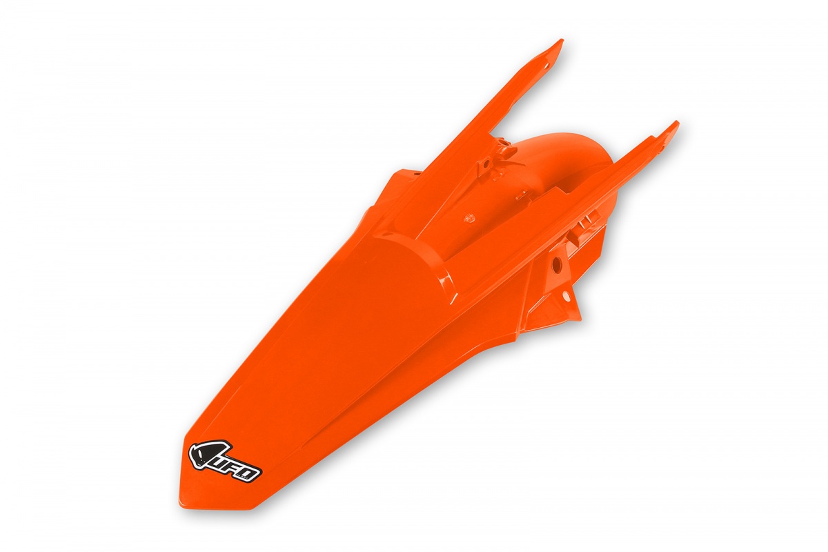Parafango posteriore / Con attacchi - arancio fluo - Ktm - PLASTICHE REPLICA - KT04081-FFLU - UFO Plast