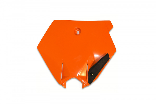 Portanumero anteriore - arancio - Ktm - PLASTICHE REPLICA - KT03078-127 - UFO Plast