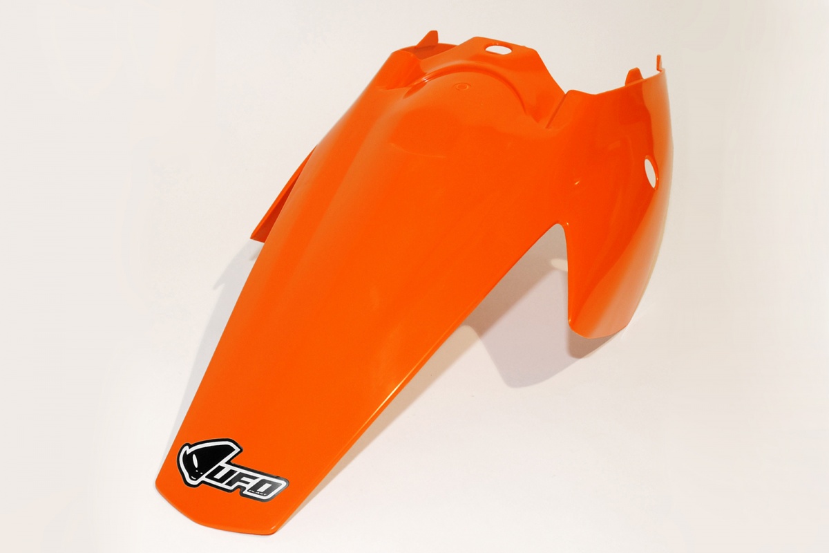Parafango posteriore / Con fiancatine - arancio - Ktm - PLASTICHE REPLICA - KT03080-127 - UFO Plast