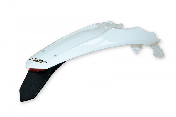 Parafango posteriore / Enduro LED - bianco - Ktm - PLASTICHE REPLICA - KT04027-047 - UFO Plast