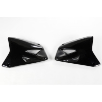 Radiator covers - black - Suzuki - REPLICA PLASTICS - SU03987-001 - UFO Plast