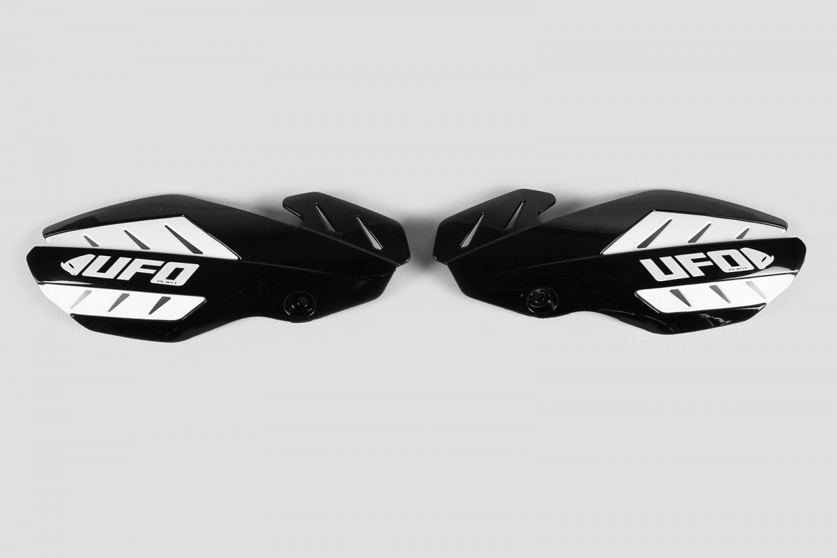 Handguards black for Yamaha YZ 125 (2014-25) - YZ 250 (2014-25) - REPLICA PLASTICS - YA04852-001 - Ufo Plast